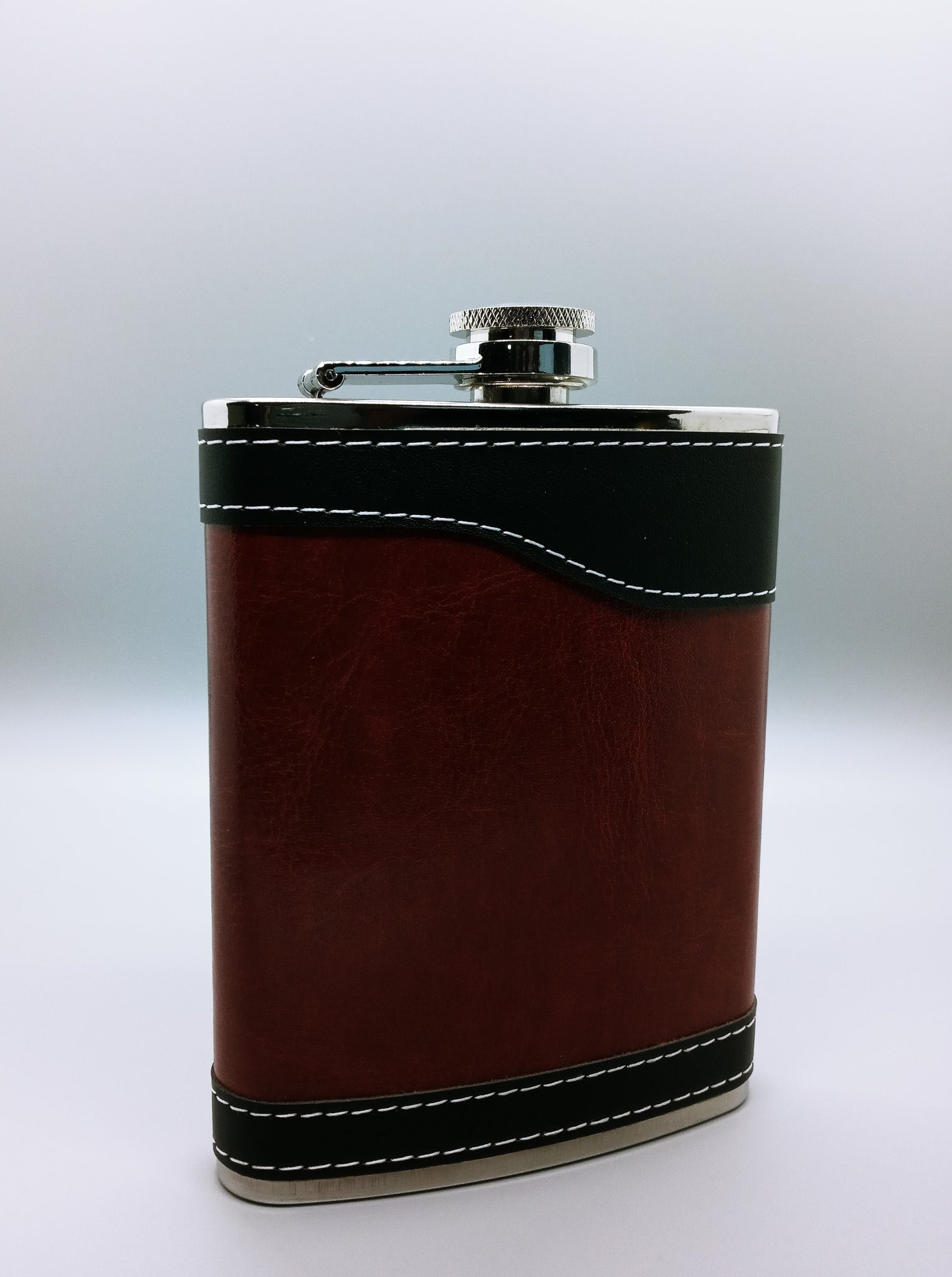 Leather Wrapped Flask and Shot Glass Gift Set – Team 8791
